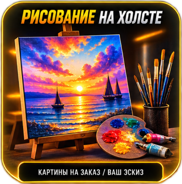 Рисование на холсте
